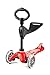 Micro Kickboard - Mini 3in1 Deluxe - Three Wheeled, Lean-to-Steer Swiss-Designed Micro Scooter for Toddlers with 3 Riding Options for Ages 1-5 (Red)