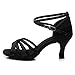 Roymall Women's Satin Latin Dance Shoes Model 213