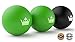 Lacrosse Massage Ball :: Therapy Yoga Roller Balls for Deep Tissue, Trigger Point & Mayofascial Release :: Premium Quality Lacrosse Style Rubber Balls Best for Back & Foot Massage