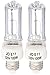 JDE11 120v100w Halogen JDE11 100w Bulb 3000k Warm White 100 Watt (2 Pack)