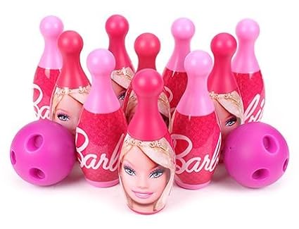barbie bowling set