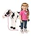 Maplelea Udderly Adorable - Cow Plush Toy and Outfit for 18 Inch Doll
