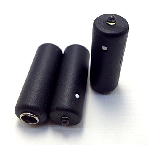 3 pack white LED micro effect light with flash blink strobe control 9 volt battery operated for props and scenery - Image 3