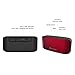 iClever BoostSound Portable Bluetooth Speakers with Microphone, Rich Bass, 3.5mm Aux Port, Dual Drivers and 10 Hours Playtime, Red