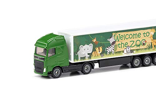 siku 1627, Sattelzug, Metall/Kunststoff, 1:87, Grün, Bereifung aus Gummi, Öffenbare Heckklappe – Bild 6