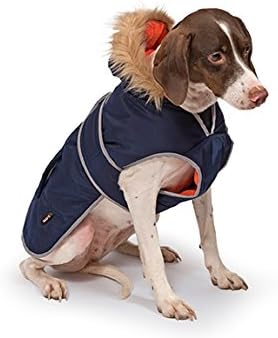 Ancol Navy Parka Dog Coat, Medium, Navy