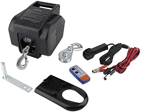 RoadRoma Electrical Winch With Remote Control 4990 KG Motor Winch Auto Boat Lift Winch