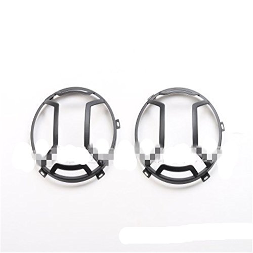 Bevis David Aluminium Alloy Head Light Guard Cover Black Fit For Jeep Wrangler 2007-2016