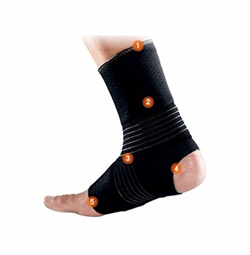 A-Plus Shopping Sport Wrap Foot Drop Orthotic Correction Ankle Support Brace Plantar FasciitisFoam Pads for Pain Fitness and Work