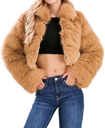 Vickstco Fluffy Faux Fur Women's Scarlf Stole Shawl Shrug Wraps