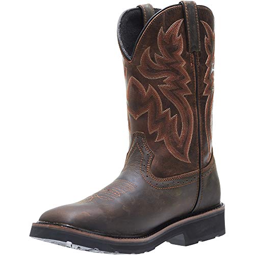 Wolverine Rancher Waterproof Wellington Men 8.5 Dk Brown/Brown
