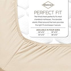 Abstract Fitted Bed Sheet Soft Jersey Comfort Deep