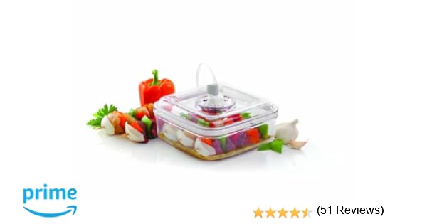 Food Saver FoodSaver FSFSMA0050-050, 1 W, Plástico, white: Amazon ...
