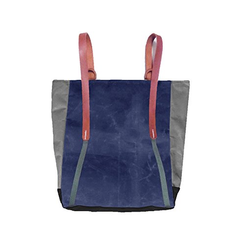 Convertible Bodega Tote, Backpack - Indigo Dot