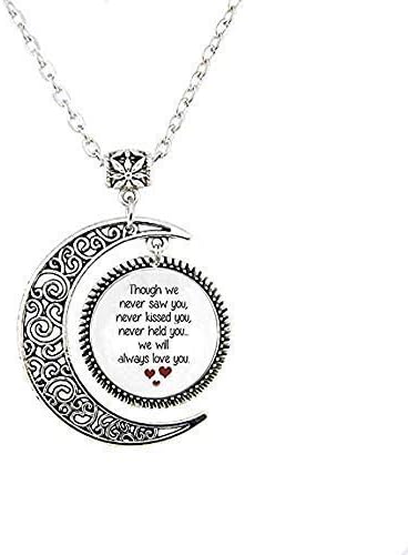 Miscarriage Keepsake Pendant Moon Art nekclace- Loss of Unborn Baby - Miscarriage Necklace - Miscarriage Remembrance Moon Art nekclace