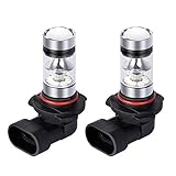 Catinbow LED Fog Light Bulbs 9005 (HB3) Ice Blue 8000K High Power 100W Auto Fog Light Bulb Replacement 2323 SMD LED Bulbs for Fog light DRL 1800LM - 2 Pcs