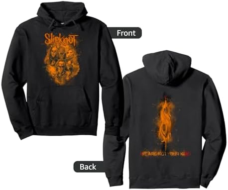 Amazon.com: Official Slipknot Self Titled Pullover Hoodie