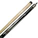 Iszy Billiards Hardwood Maple Pool Cue Billiard Stick (2-Piece), Black, 21-Ounce