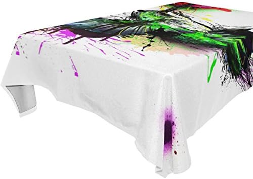 BYouLockX Graffiti Bird Pattern Rectangle Tablecloth 60x90(in)