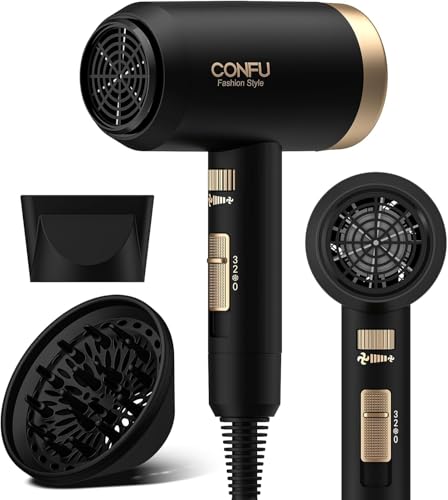 CONFU Hair Dryer with Diffuser