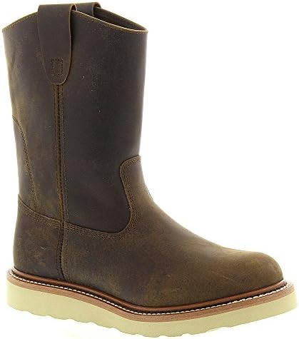 Golden Retriever Men's 9955 Safety Toe Pull On Wedge Boot