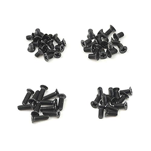 XLX 340PCS 12 Kinds M2 M2.5 M3 Laptop Notebook Machine Screw Set Stainless Flat Cross Recessed Pan Head Screw Assortment Kit with A Screwdriver Computer Accessory Screw Replacement Repair Kit - Thumbnail 2