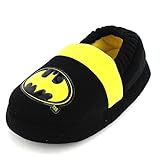 DC Comics Batman Slipper (Toddler/Little Kid),Black/Yellow,Small (5/6 Toddler)