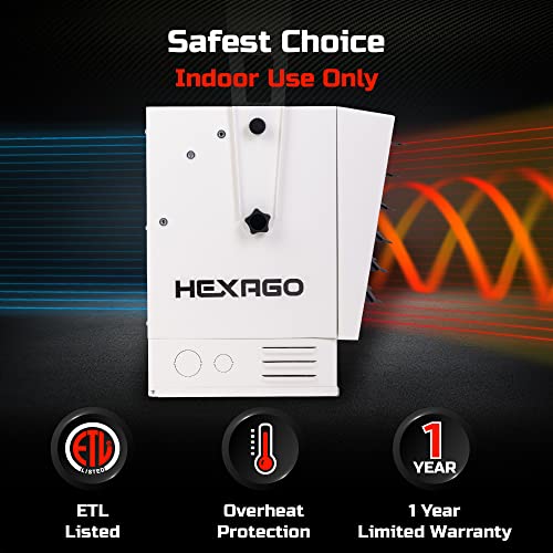 Hexago 10000W Industrial Indoor 240V Electrical Garage Heater Hardwire
