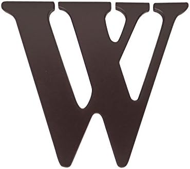 Espresso Wood Letter W Nursery Wall Hanging