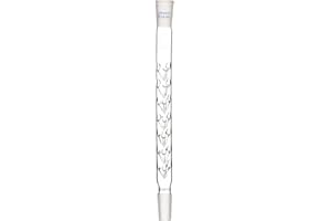 Labasics Vigreux Column, 24/40 Joints Borosilicate Glass Fractional Column Vigreux Distillation Column with Indentations and 200 mm Length for Laboratory