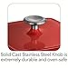 Tramontina Enameled Cast Iron Grill Pan with Press, 11-Inch, Gradated Red