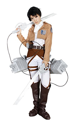 MILICA BOOKS Attack on Titan Survey Corps Captain Levi Cosplay Costume-Size M - Image 5