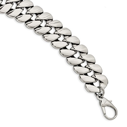 Ice carats stainless steel 8.5 inch bracelet 8.50 men fashion jew…