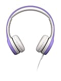 LilGadgets Connect+ Premium Volume Limited Wired Headphones with SharePort for Children - Purple