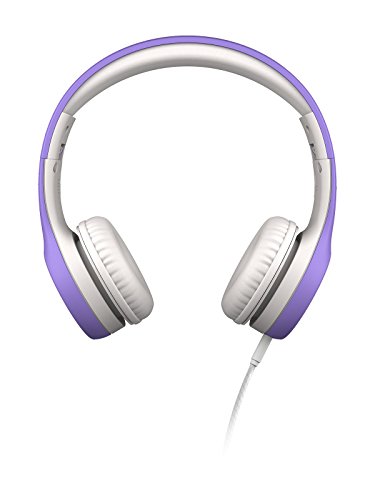 LilGadgets Connect+ Premium Volume Limited Wired Headphones with SharePort for Children - Purple