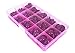 BESTCYC 75Pcs 10/12/14/16/18MM 5 Sizes in a Box Black Plastic Safety Eyes and Noses Set for Teddy Bear Doll Animal Puppet Craft