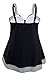 Women's One Piece Sailor Striped Bathing Suit Plus Size Cover up Swimdress