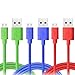 OKRAY 3 Pack 3.3ft High Speed Durable PVC Micro USB 2.0 Charging sync Data Cable Cord Charger for Android, Samsung Galaxy S6, HTC, LG, Sony, NOKIA, Xbox One, Motorola, Google Nexus (Red Green Blue)