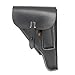 German WWII P-38 Softshell Black Leather Holster P38