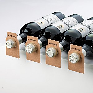 Wine Enthusiast All-Heart Redwood Bottle Tags, Set of 100