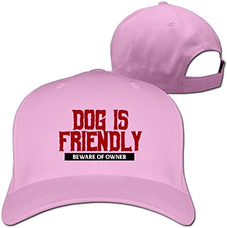 YYQON Peaked Cap Dog Is Friendly Beware Of Owner Sportspainting Golf Running Fishing Baseball Cap Mesh Hat