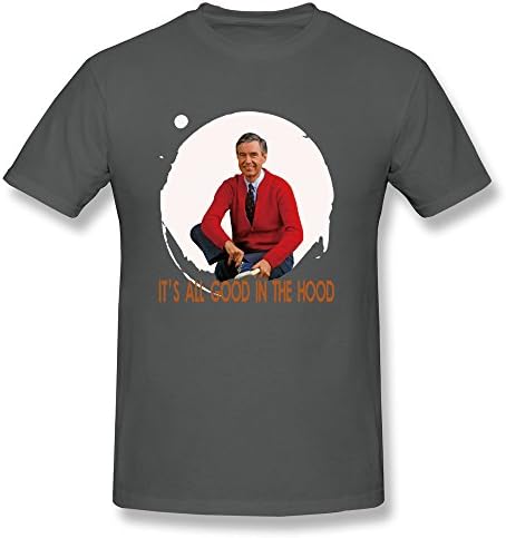 Popular Printing Men's It's All Good In The Hood Tee Medium DeepHeather