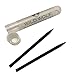 Paracord FID, Lacing, Stitching Needles, 2 Black Stainless Steel Fids with Plastic Storage Case – for 550 Paracord or Leather – 3.5 in (9 cm) Long with a Dia. of 5 mm and a Screw Threaded Shaft
