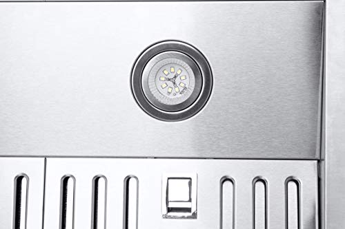 Chef 30" Under Cabinet Range Hood PS10 | PRO PERFORMANCE | Stainless Steel | Touch Screen with High 900 CFM Airflow | Delay Auto-Shut Feature | LED | 3 Speed Settings (Certified Refurbished)