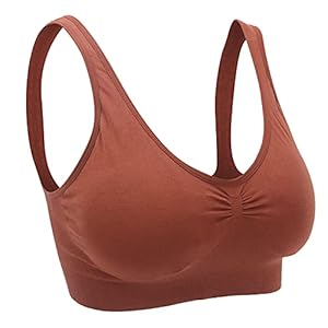 Fitness-sportbeha, Draadloze Gewatteerde Yoga-bh-tops Zachte, Ademende Dames Workout-hardloopbeha’s voor Yoga Gym…