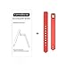 Greeninsync Bands for Fit Bit Alta,Replacement for Fit Bit Alta Bands Large Size with Ultrathin Fastener For Fit Bit Alta/Fit Bit Alta HR/Fit Bit Ace Sport Arm Band No Tracker(Red)