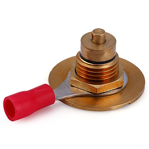 Muicatte 22mm Diameter Brass 510 Connector Spring-loaded Center Pin with Solder Ring Terminal Hole