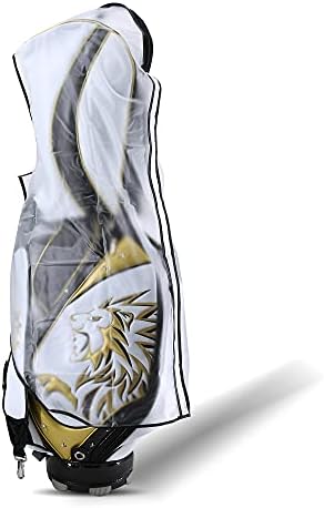 KYTAI Golf Bag Rain Cover, Waterproof PVC Clear Rain Cover,Outdoor Golf Pole Bag Cover Durable Dustproof Cover