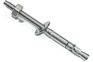 MIGHTY FASTENERS Wedge Anchors, 1/4" x 3-1/4" - Premium 304 Stainless Steel, Heavy-Duty Expansion Bolts for Concrete & Masonry, Anti-Rust Performance, Durable - 10 Pack