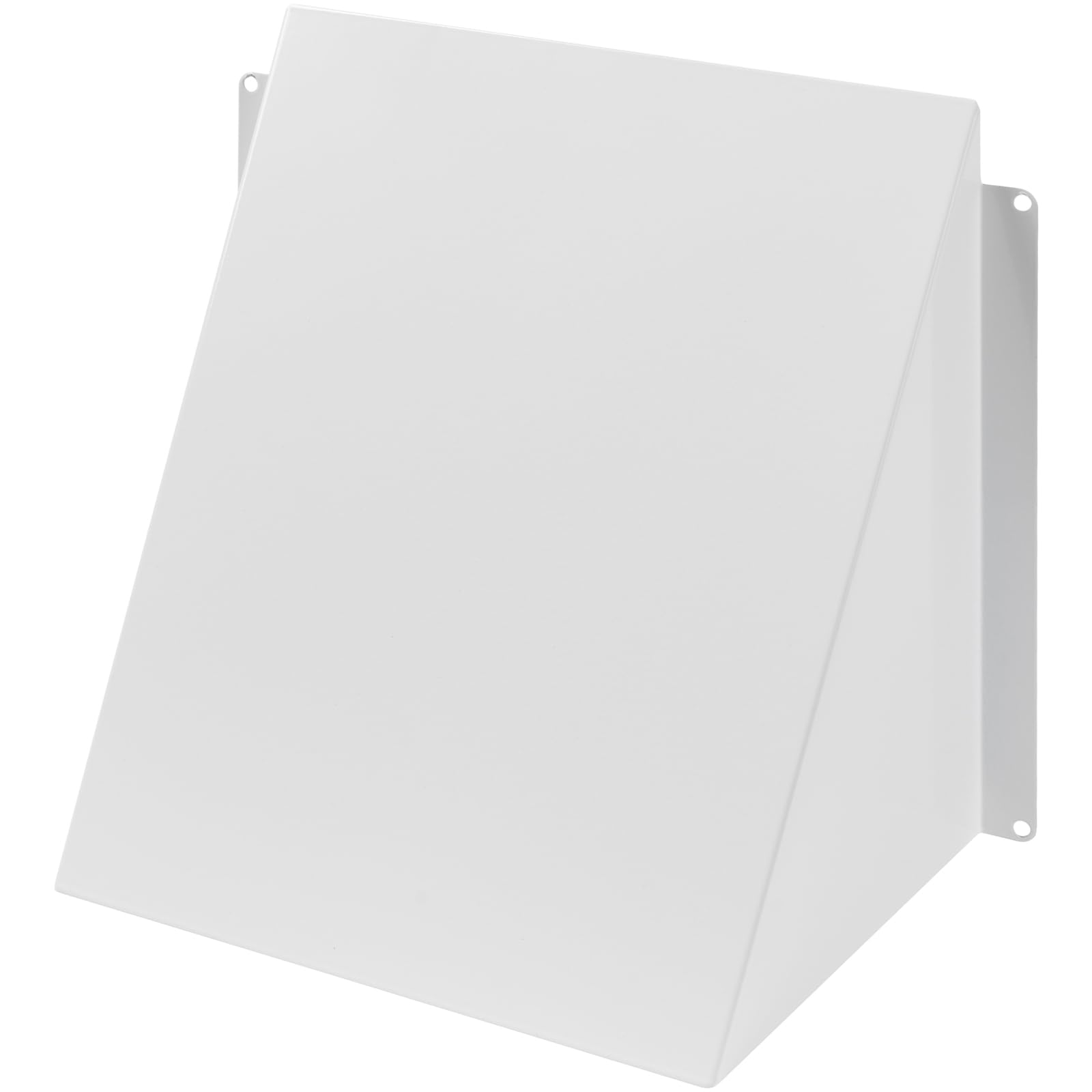 Repa Market 200 x 200mm White Galvanized Steel Vent Cover/Duct Exhaust/Inlet Rain Deflector/Weatherproof Guard for Open Ventilation Systems - Indoor/Outdoor Vent Hood/Air Vent Protection Roof